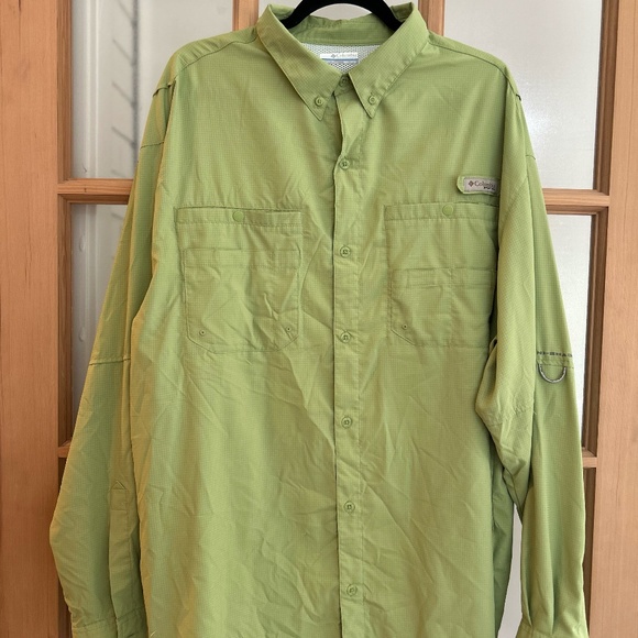 Mens Columbia PFG POLO Long sleeve Fishing Shirt - Size XXL - Picture 1 of 1